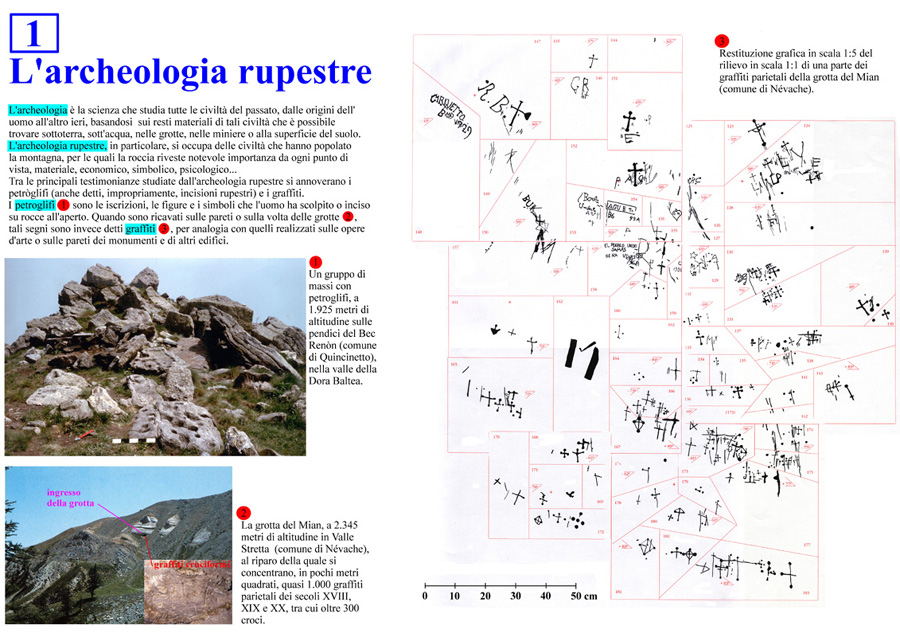 Archeologia rupestre, petroglifi, graffiti 