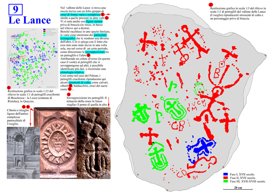 Stratigrafie rupestri nel vallone delle Lance e nel Queyras